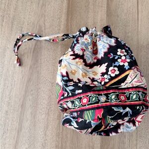 Vera Bradley Drawstring Ditty Pouch in Retired Print Versailles cosmetics swim
